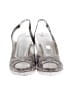 Hartian-Bourdin 100% Leather Animal Print Silver Heels Size EU 36 1/2 - photo 2