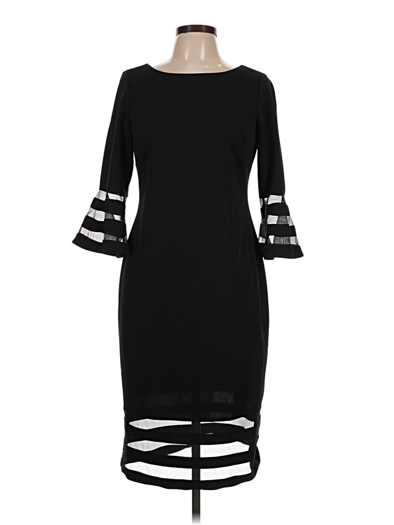 Pre-owned Calvin Klein Cocktail Dress In Black