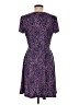 Wisp Print Purple Casual Dress Size 8 - photo 2