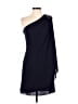Boutique + 100% Polyester Solid Blue Cocktail Dress Size 4 - photo 1
