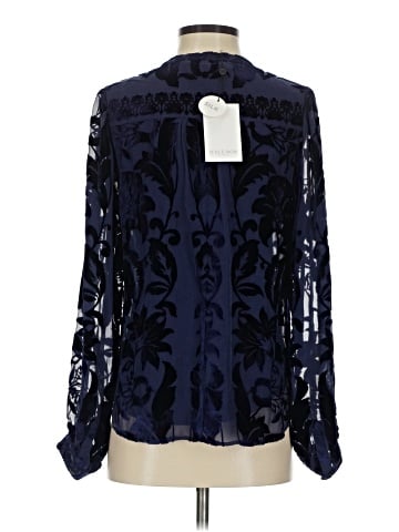 Hale Bob Long Sleeve Silk Top (view 2)