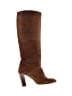 Sézane 100% Leather Brown Boots Size EU 39 - photo 1