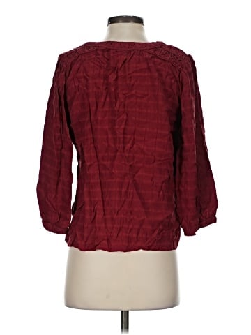 Ann Taylor LOFT 3/4 Sleeve Blouse (view 2)