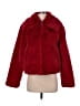NY&C 100% Polyester Red Faux Fur Jacket Size XS - photo 1