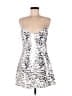 Superdown Metallic Silver Cocktail Dress Size M - photo 1