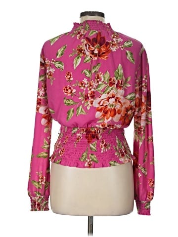WAYF Long Sleeve Blouse (view 2)