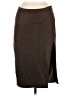 Olivaceous Solid Brown Casual Skirt Size M - photo 1