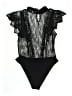 Haute Monde 100% Nylon Black Bodysuit Size L - photo 2