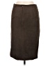 Olivaceous Solid Brown Casual Skirt Size M - photo 2