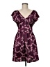 Guess Floral Purple Cocktail Dress Size 7 - photo 1