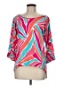 Escapada 100% Rayon Pink 3/4 Sleeve Blouse Size M - photo 1