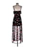 Candie's 100% Polyester Floral Black Casual Dress Size S - photo 2