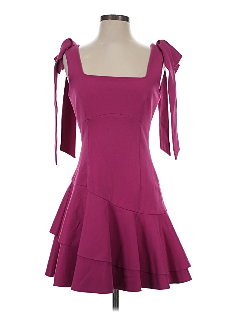 Pre-owned Elliatt Cocktail Dress In Burgundy