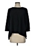 French Connection 100% Polyester Black 3/4 Sleeve Top Size 4 - photo 1