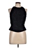 Carmen Marc Valvo Black Sleeveless Blouse Size 12 - photo 1