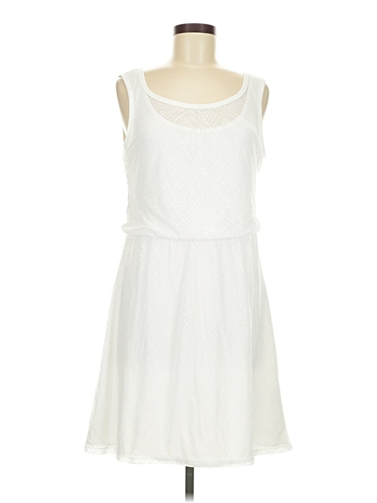 Pre-owned Prana Casual Dress In White