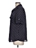 DressBarn 100% Polyester Polka Dots Black Short Sleeve Blouse Size L - photo 5