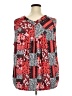 Weekend Suzanne Betro Red Sleeveless Blouse Size 3X - photo 2