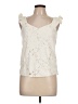 Monteau 100% Polyester Ivory Sleeveless Blouse Size L - photo 1