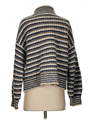Madewell Waller Crop Cardigan Sweater in Stripe (view 2)