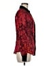 Cache 100% Polyester Red Long Sleeve Blouse Size M - photo 4