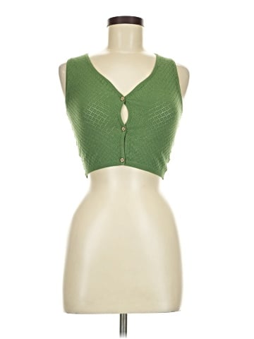 Olivaceous Sleeveless Top (view 1)