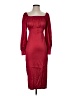 Eilly Bazar Burgundy Cocktail Dress Size XS - photo 1