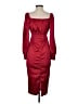 Eilly Bazar Burgundy Cocktail Dress Size XS - photo 2