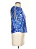Pilcro Blue Sleeveless Blouse Size S - photo 4
