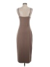 Mia Joy Solid Brown Casual Dress Size S - photo 2