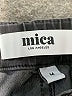Mica Black Casual Pants Size M - photo 4