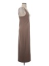 Mia Joy Solid Brown Casual Dress Size S - photo 4