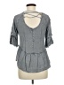 Style Envy 100% Rayon Gray Short Sleeve Top Size M - photo 2