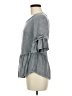 Style Envy 100% Rayon Gray Short Sleeve Top Size M - photo 5