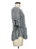Style Envy 100% Rayon Gray Short Sleeve Top Size M - photo 4