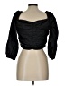 J.Crew Black 3/4 Sleeve Blouse Size 10 - photo 2
