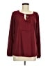 Daniel Rainn Burgundy Long Sleeve Blouse Size M - photo 1