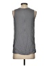 Theory Gray Sleeveless Silk Top Size 00 - photo 2