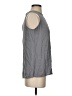 Theory Gray Sleeveless Silk Top Size 00 - photo 4