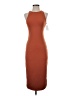 Open Edit Solid Orange Cocktail Dress Size S - photo 1