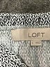 Ann Taylor LOFT 100% Polyester Gray Sleeveless Blouse Size L - photo 4