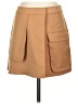 Open Edit Solid Tan Casual Skirt Size S - photo 1