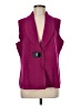 Norm Thompson 100% Wool Purple Sweater Vest Size M - photo 1