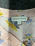 Adrienne Vittadini 100% Rayon Floral Multi Color Tan 3/4 Sleeve Blouse Size M - photo 7