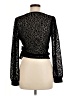 Whistles 100% Polyester Black Long Sleeve Blouse Size 6 - photo 2