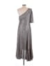FARM Rio Metallic Silver Cocktail Dress Size L - photo 2