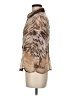 Nicola 100% Polyester Animal Print Tan 3/4 Sleeve Blouse Size M - photo 6