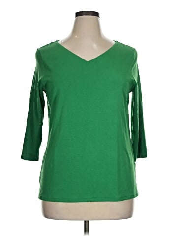 Chico's 3/4 Sleeve T-Shirt (view 1)