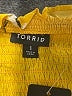 Torrid 100% Rayon Yellow 3/4 Sleeve Blouse Size 1X Plus (1) - photo 7