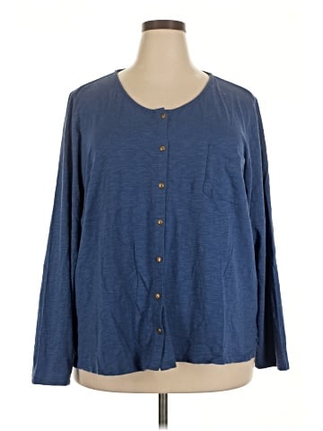 Coldwater Creek Long Sleeve Henley (view 1)